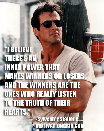 Sylvester Stallone ,Inspirational Celebrity Quotes