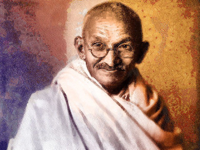 Mahatma Gandhi, painting