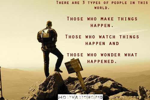 Thought provoking quotes, there are 3 types of people in this world