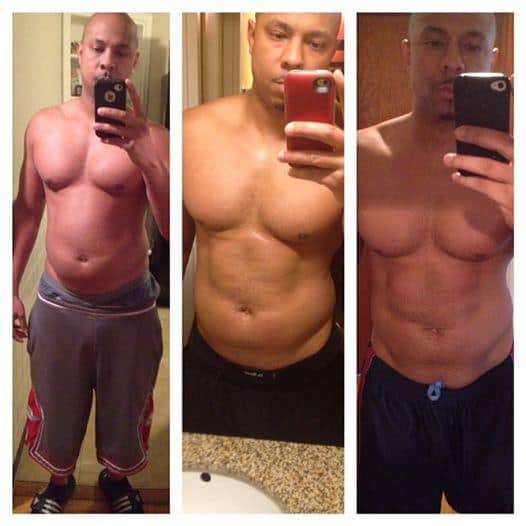 Transformation, Anthony Henderson, Body transformation, losing weight