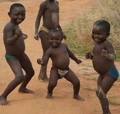 black kids dancing