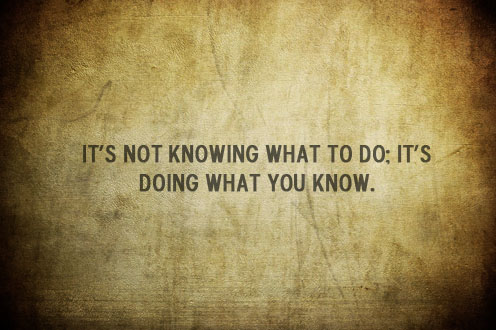 Tony Robbins Quotes - It's not knowing what to do