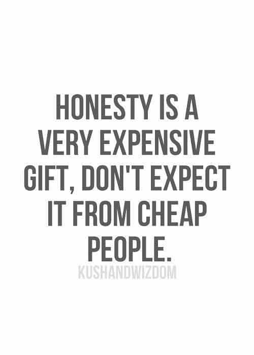 Honesty quote
