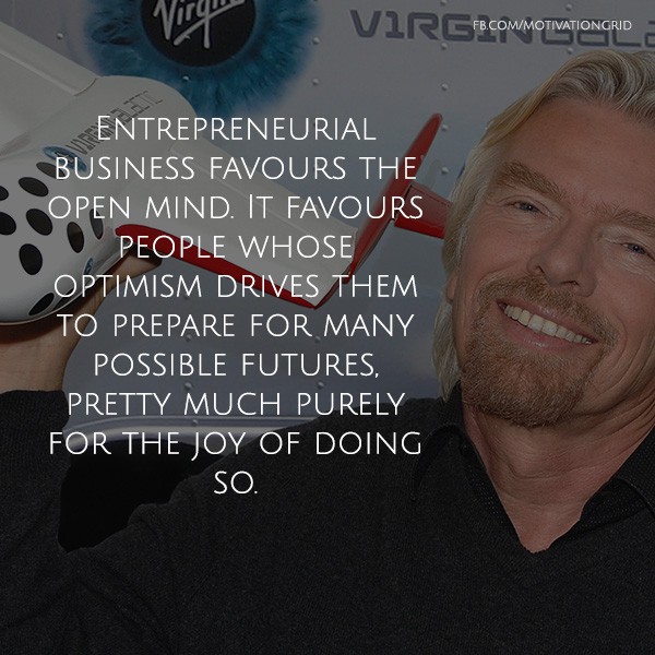 Richard Branson quote about entrepreneurs