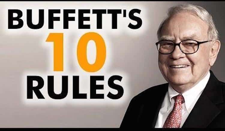 Warren Buffett rules for success, success advice from Warren Buffett