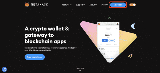 metamask website home page, how to create metamask account, image