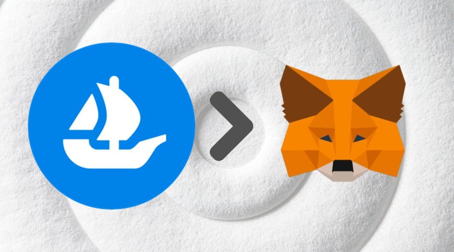 how to connect metamask to opensea