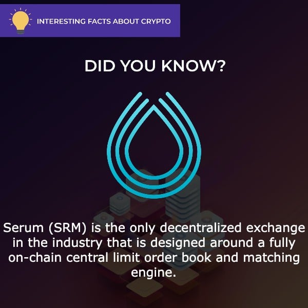 Serum (SRM) interesting crypto fact for price prediction