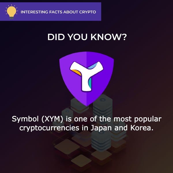 did you know symbol xym