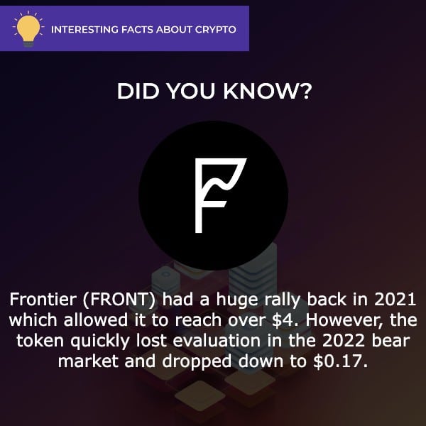 frontier price prediction crypto fact